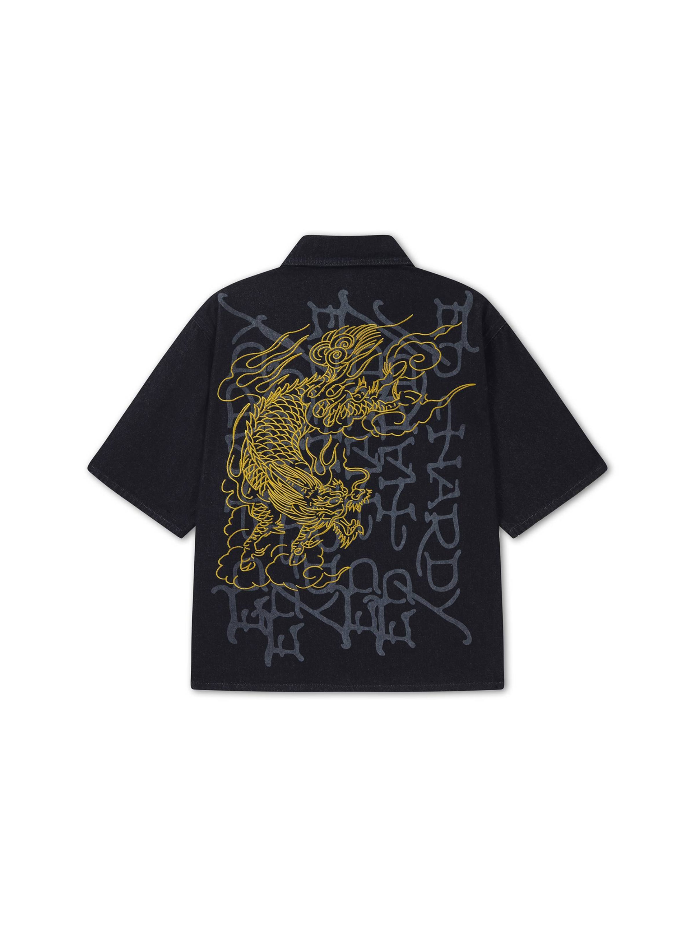 Ed Hardy Тениска в синьо