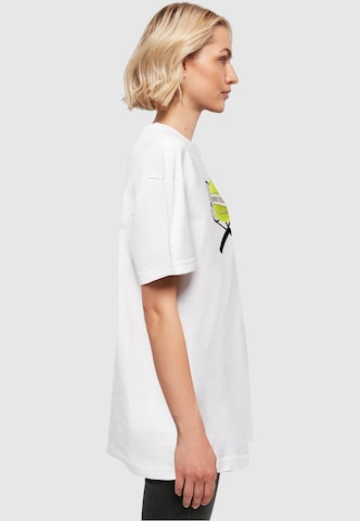T-shirt 'Tennis Tournament' Merchcode en blanc
