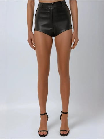 Skinny Pantaloni di Hiccup in nero: frontale
