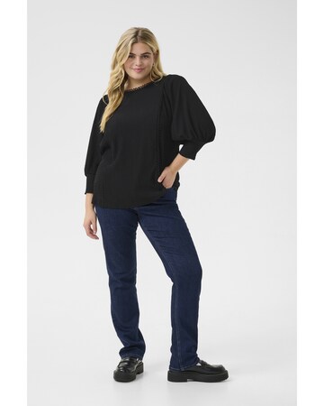 Chemisier 'Alvina' KAFFE CURVE en noir
