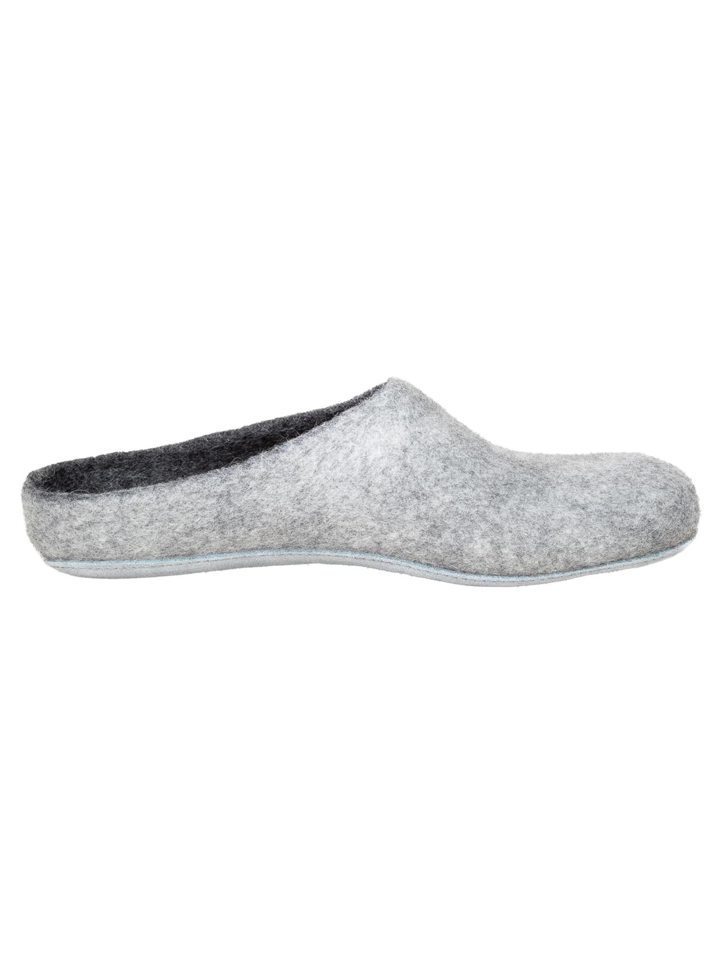 MagicFelt Slippers 'Filz' in Grey