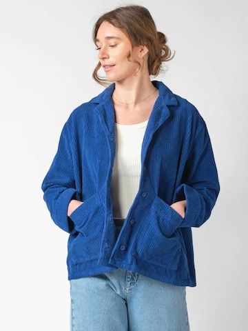 Klitmøller Collective Between-Season Jacket ' Nille ' in Blue: front