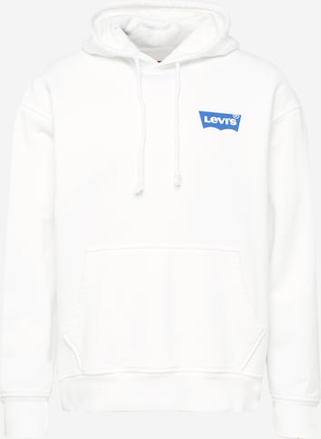 Coupe regular Sweat-shirt 'Relaxed Graphic Hoodie' LEVI'S ® en blanc : devant