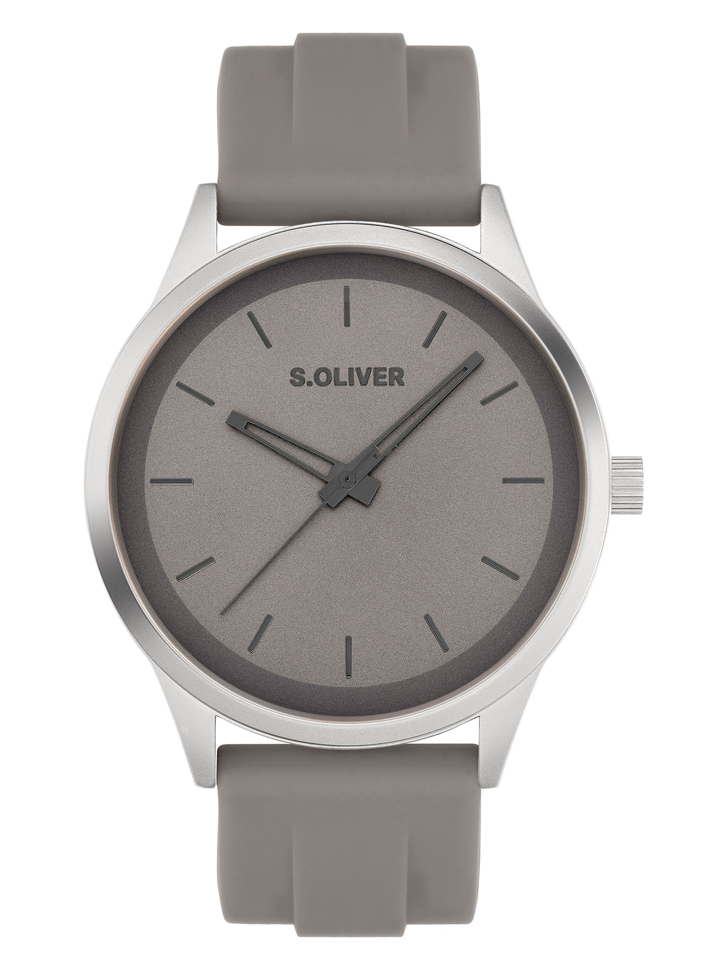s.Oliver Analog Watch in Grey: front