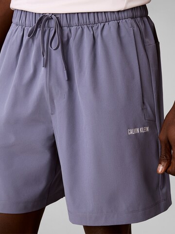 Regular Pantalon Calvin Klein Sport en violet