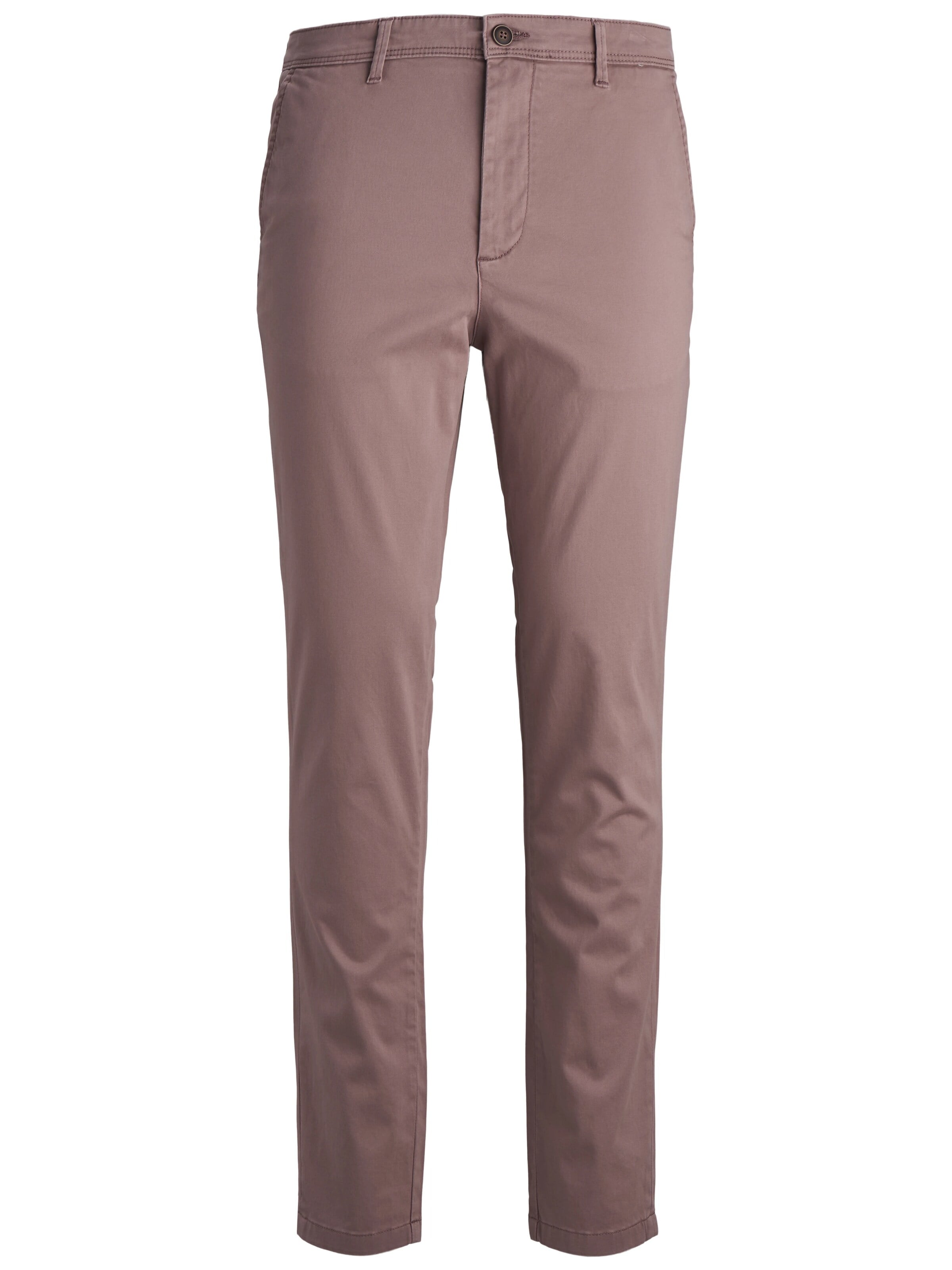 JACK & JONES - Slimfit Pantalón chino en marrón: frente