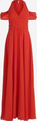 Vera Mont Evening Dress in Orange: front