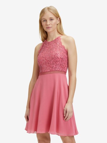 Robe de cocktail VM Vera Mont en rose : devant