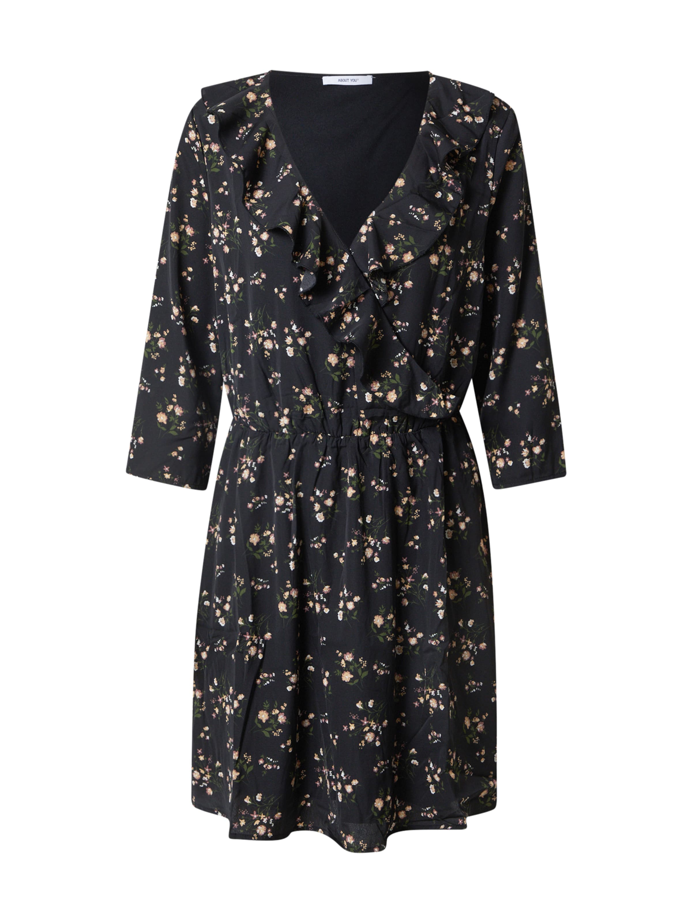 Robe 'Laurina' ABOUT YOU en noir : devant