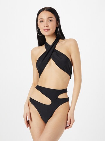 Misspap Bikini in Schwarz: Vorderseite