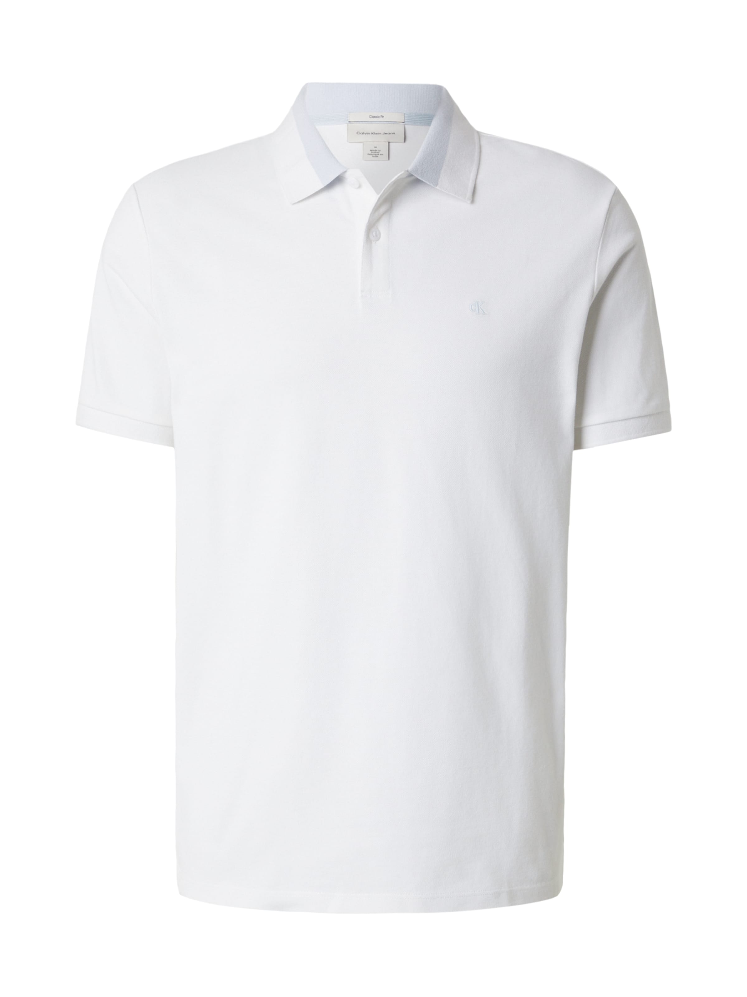 T-Shirt Calvin Klein Jeans en blanc : devant