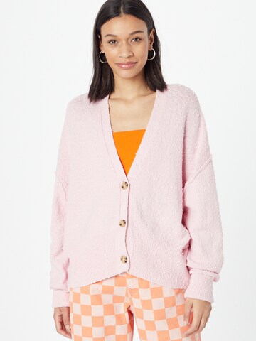 Free People Strickjacke 'FOUND MY FRIEND' in Pink: Vorderseite