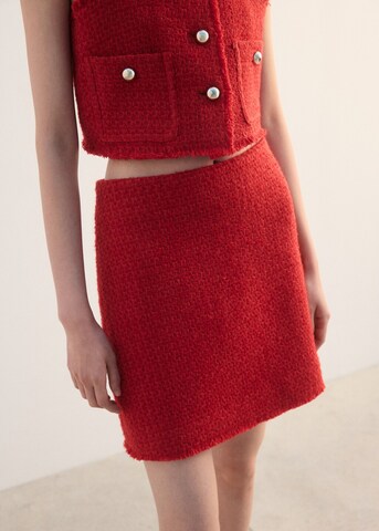 MANGO Rock 'Mody-h' in Rot: Vorderseite