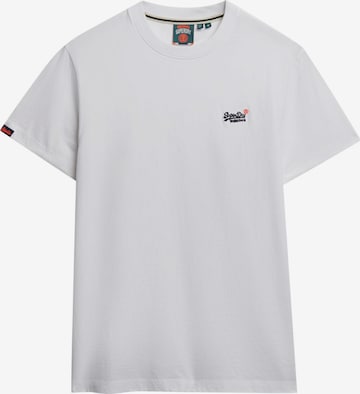 Superdry & Co Paita 'ESSENTIAL' värissä valkoinen: etupuoli