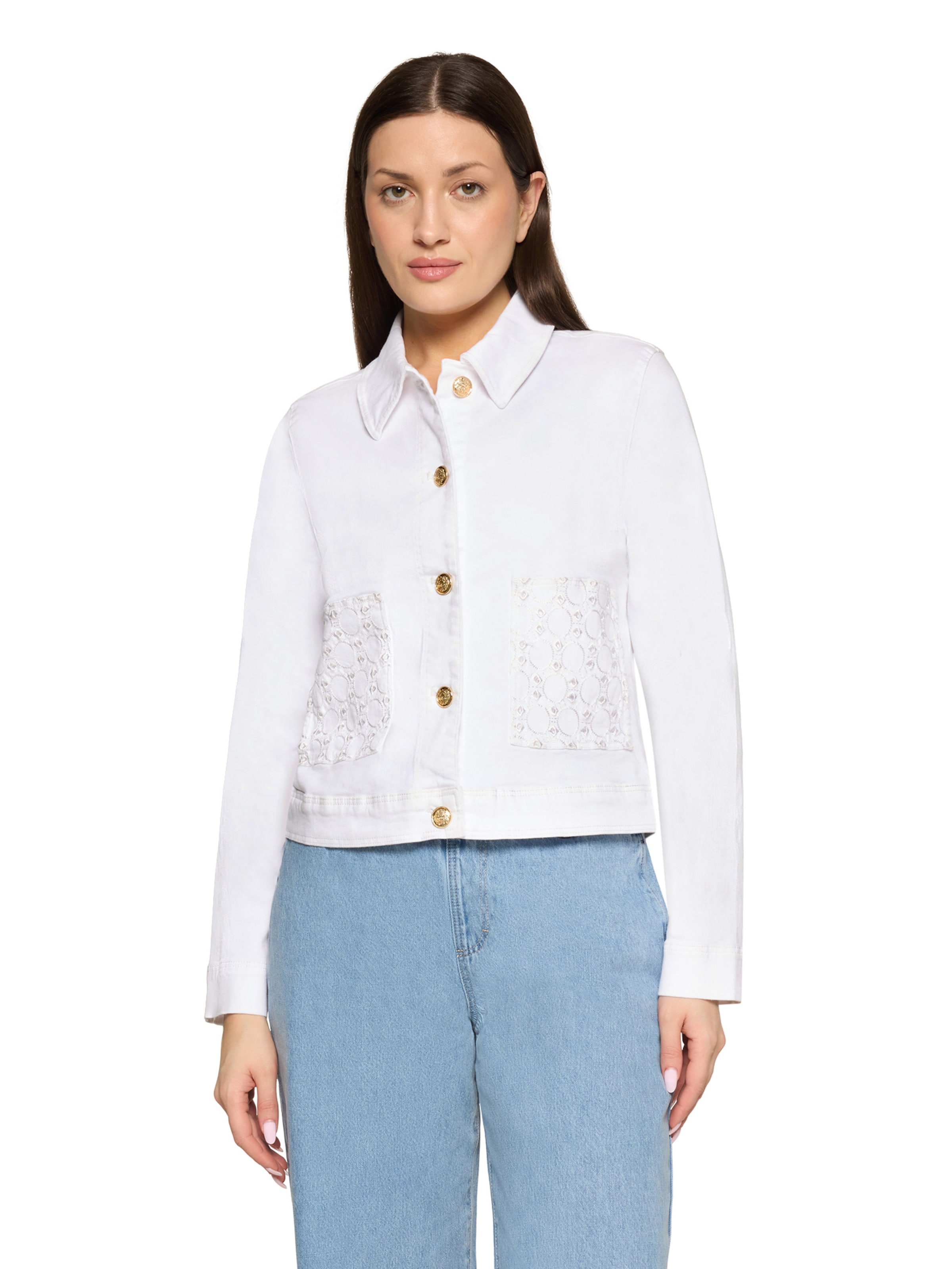 Cartoon Blazers in Wit: voorkant