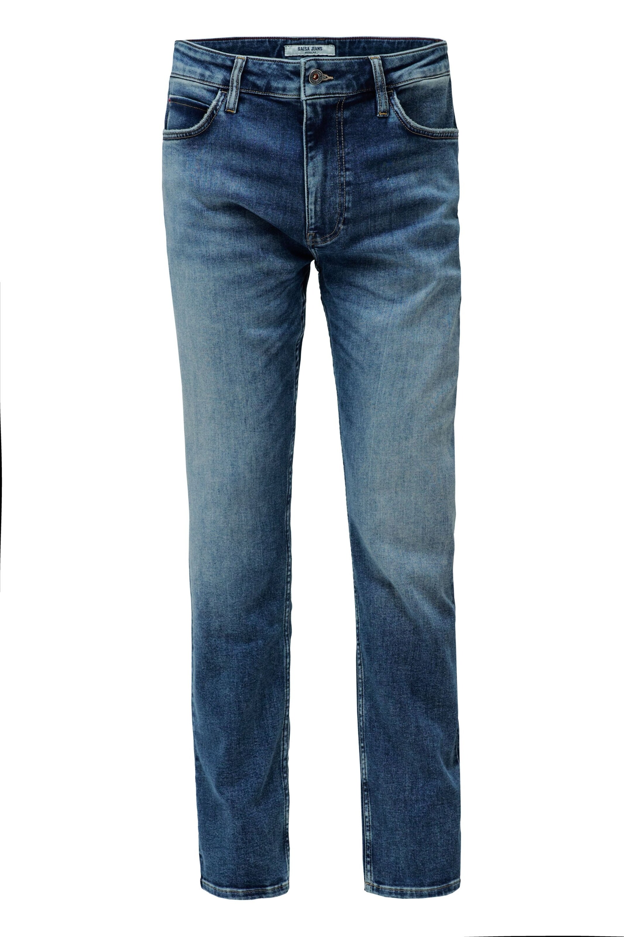 Salsa Jeans Regular Jeans in Blauw: voorkant
