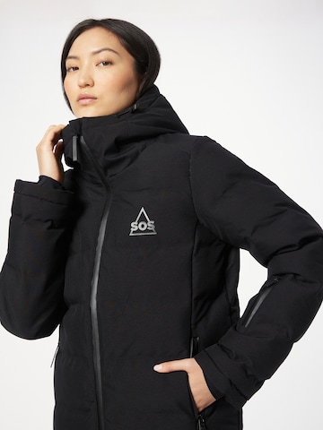 SOS Zimska jakna 'Zermatt' | črna barva