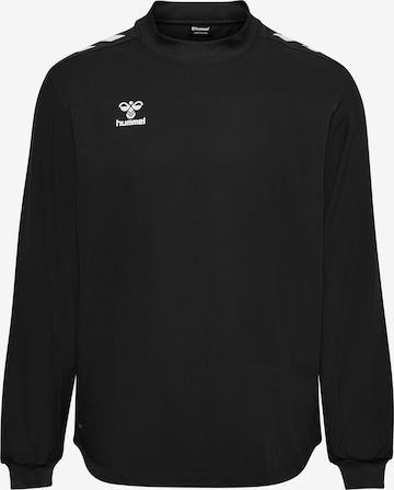 T-Shirt fonctionnel Hummel en noir : devant