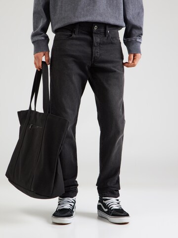 G-STAR Конический (Tapered) Джинсы '3301' в Черный: спереди