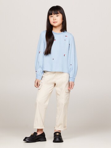 TOMMY HILFIGER Bluse in Blau