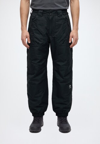 COLUMBIA - Tapered Pantalón de montaña 'Coreshot™' en negro: frente