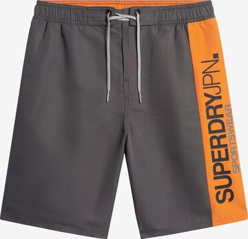 Superdry Zwemshorts in Grijs: voorkant