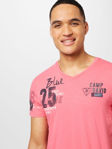 CAMP DAVID T-Shirt in Pink