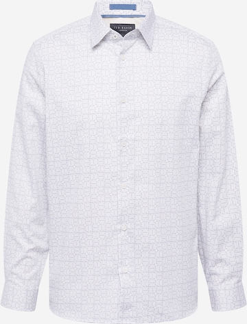 Ted Baker Klasický střih Košile 'Andover' – bílá: přední strana