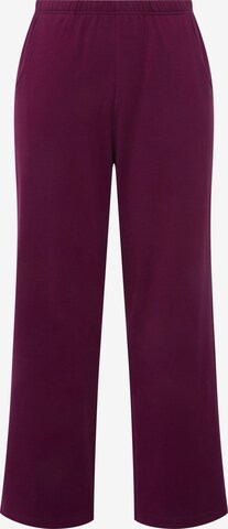 Pantalon Ulla Popken en violet : devant