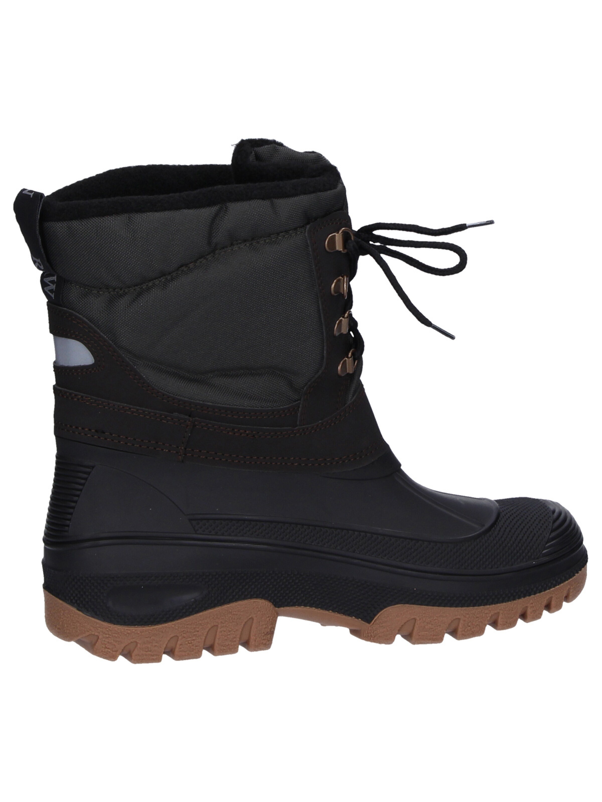 Spirale Snow Boots 'Winterstiefel Pilgrim gefüttert' in Black