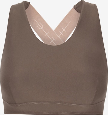 Soutien-gorge de sport 'Arolla' Horizon Athletic en marron : devant