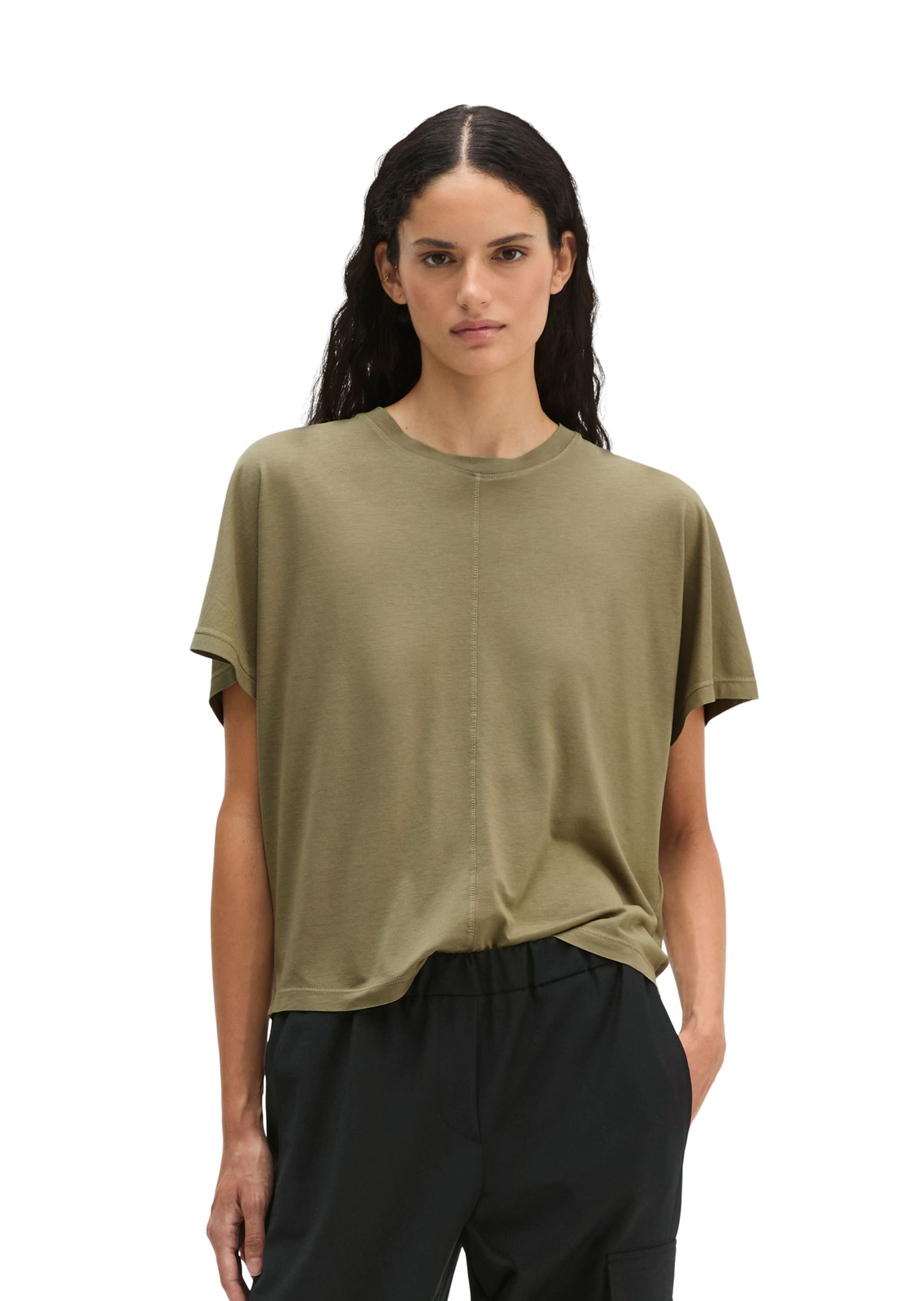 T-shirt Marc O'Polo en vert : devant