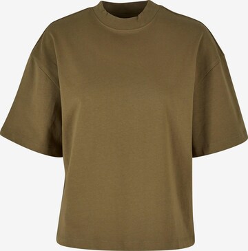 T-shirt Urban Classics en vert : devant