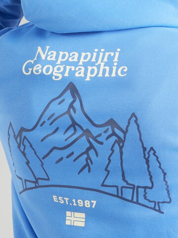 NAPAPIJRI Sweatshirt 'BENAR' in Blauw