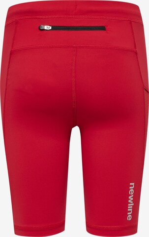 Coupe slim Pantalon de sport Newline en rouge