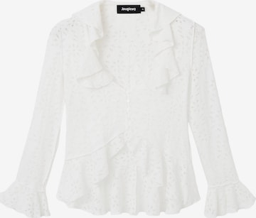 Desigual - Blusa 'LORNA' em branco: frente