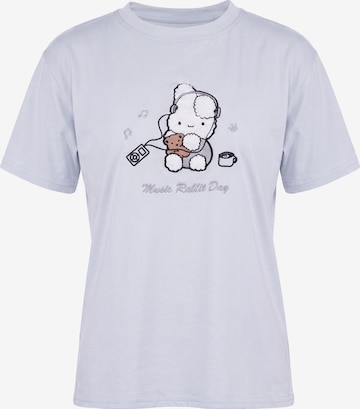 MYMO T-Shirt 'Pop' in Grau: Vorderseite