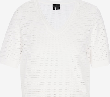 Pull-over DreiMaster Klassik en blanc : devant