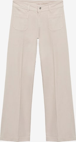 MANGOWide Leg/ Široke nogavice Traperice 'JESSIE' - bež boja: prednji dio