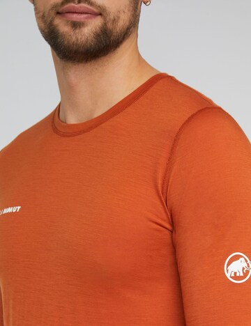 MAMMUT Funktionsshirt ‘Tree Wool' in Orange