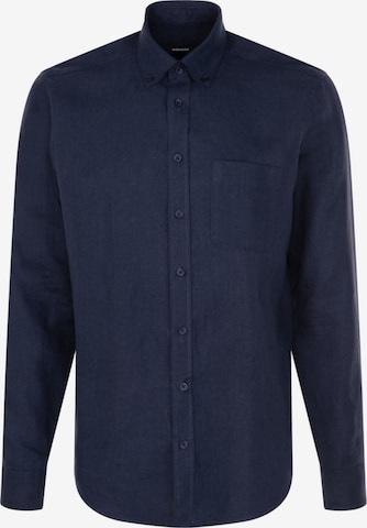 SEIDENSTICKER Button Up Shirt 'Schwarze Rose' in Blue: front