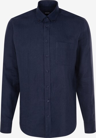 SEIDENSTICKER Regular fit Overhemd 'Schwarze Rose' in Blauw: voorkant