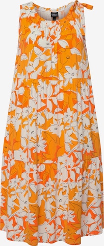 Robe Ulla Popken en orange : devant