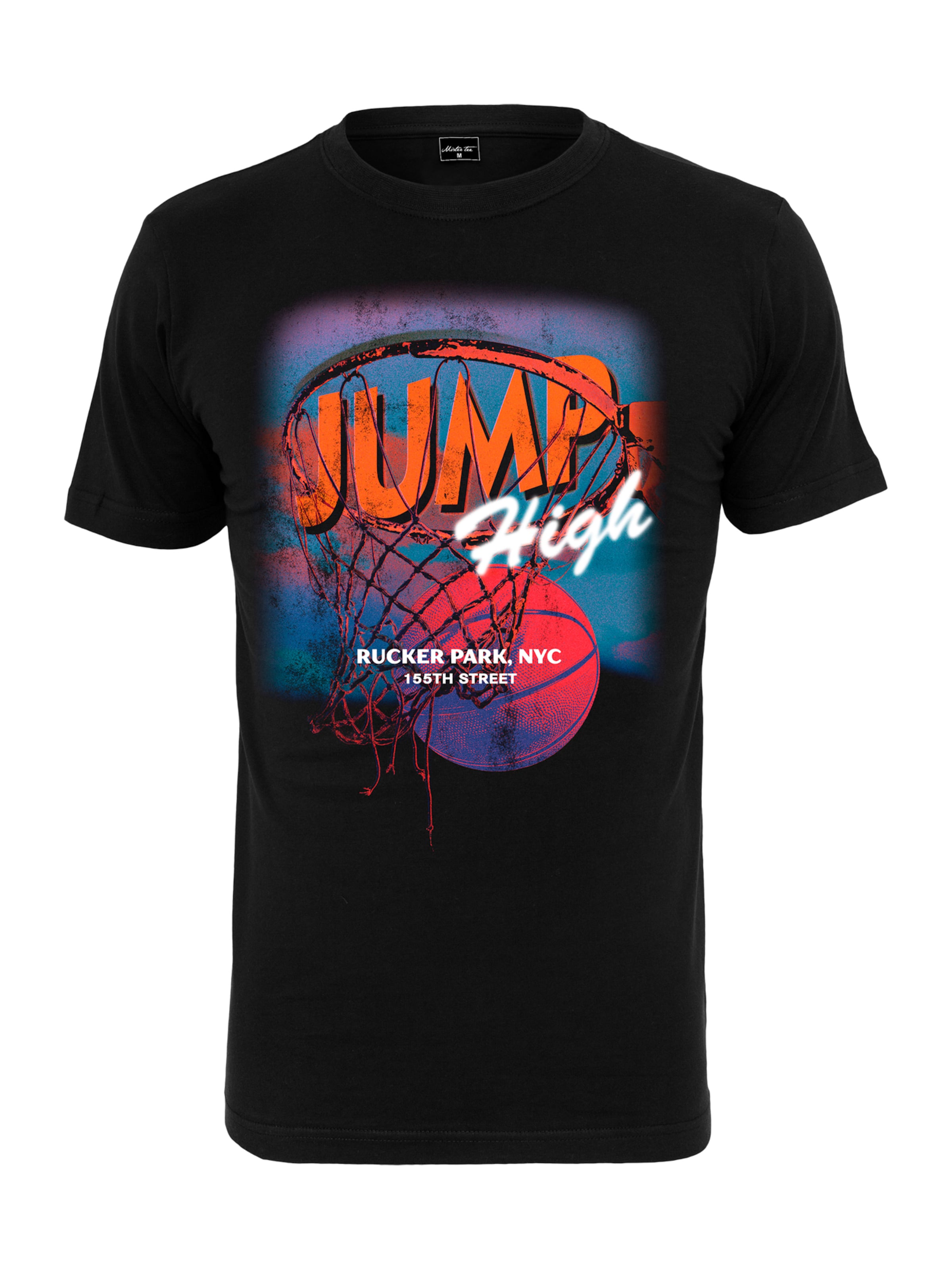 Mister Tee - Camisa 'Jump high' em preto: frente