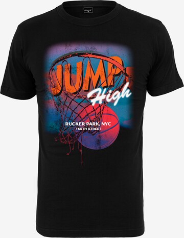 Mister Tee Shirt 'Jump high' in Black: front