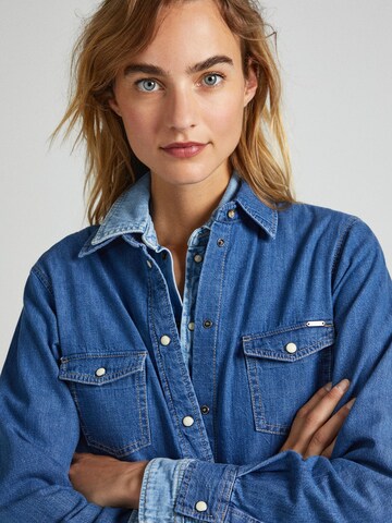 Abito camicia 'Maya' di Pepe Jeans in blu