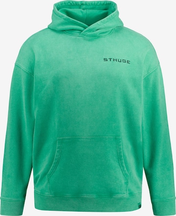 STHUGE Sweatshirt in Groen: voorkant