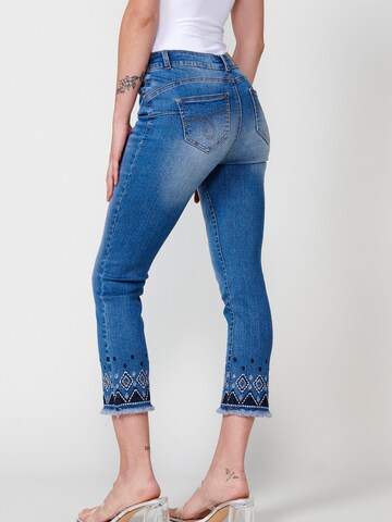 KOROSHI - Slimfit Vaquero en azul