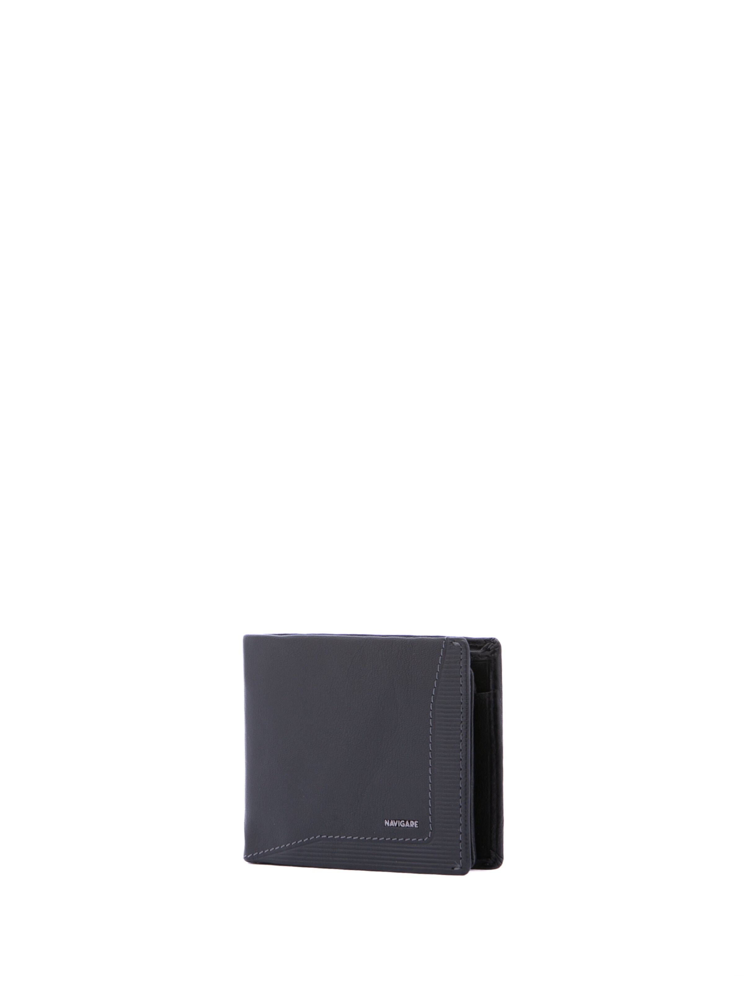Navigare Wallet in Black: front