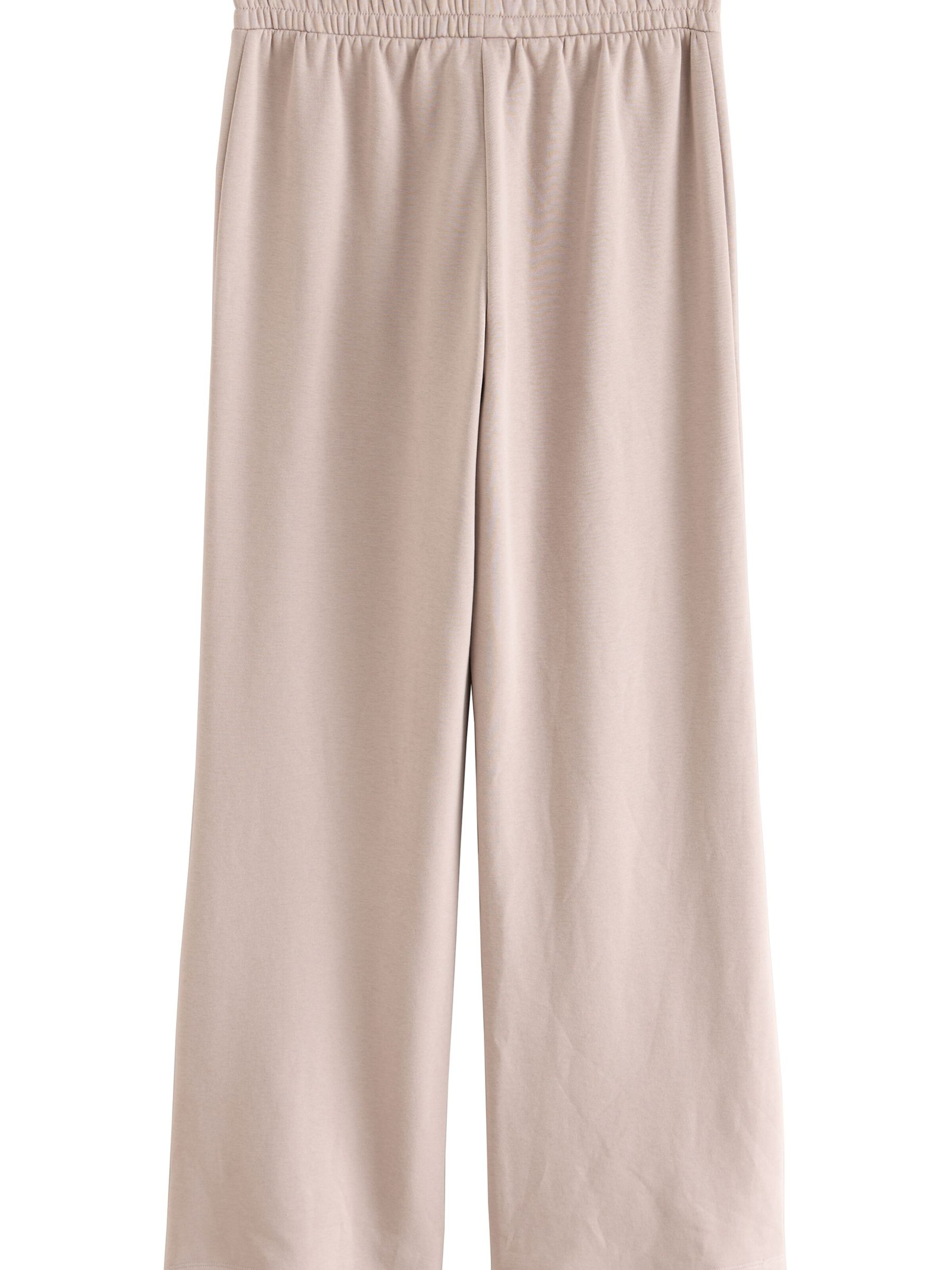 The Set Wide Leg Hose in Beige